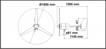 Siłownia FM1803-2 RMS Polska - wymiary